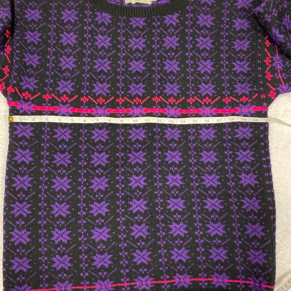 Vintage 80’s Stowe Woolens Vermont wool sweater men’s large - Picture 3 of 8